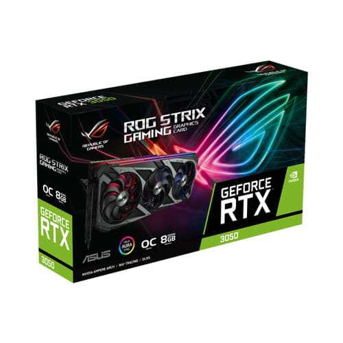 Asus ROG Strix RTX 3050 OC LHR 8GB Gaming Graphics Card